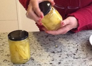 Shake the jar every morning!