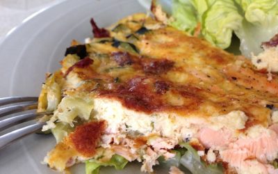 Salmon Chorizo Frittata